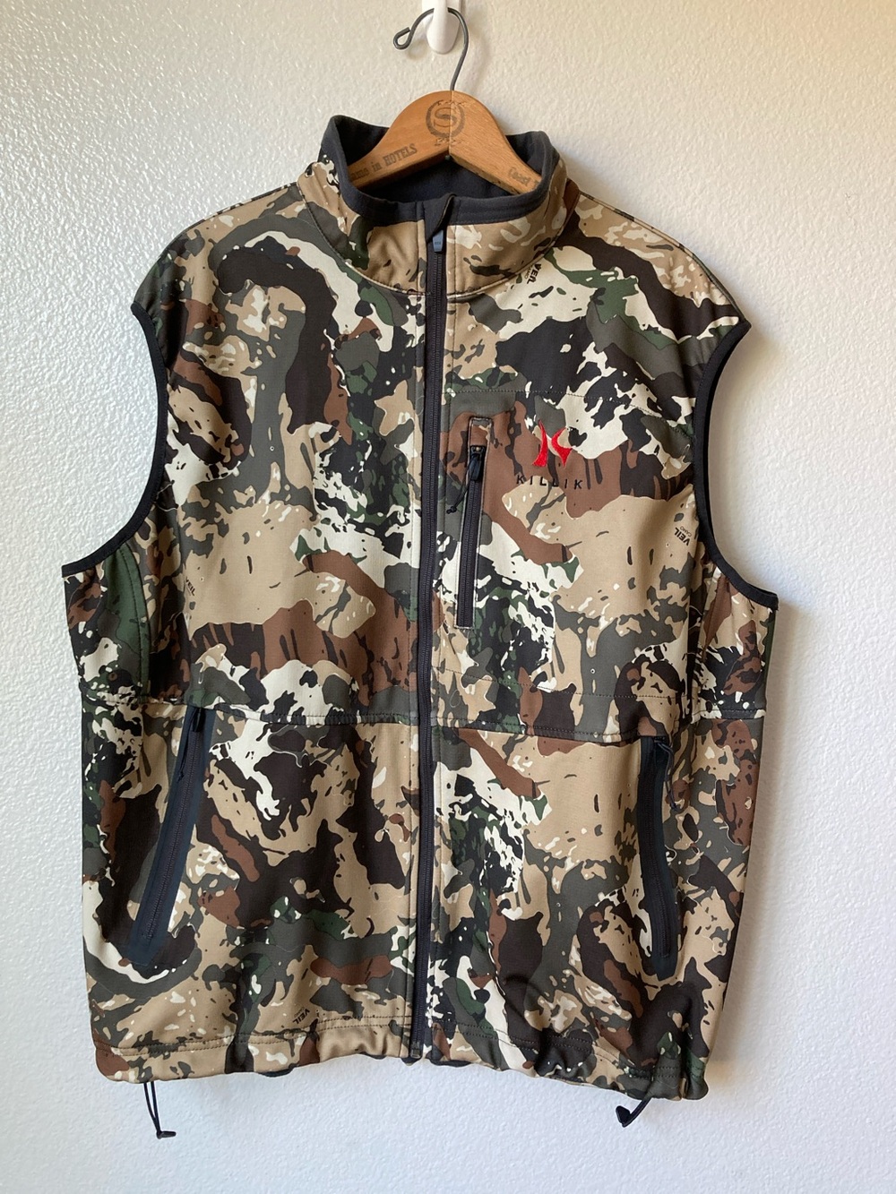 Killik Men's Big Sky Tracker Softshell Hunting Vest Veil Camo sz XL